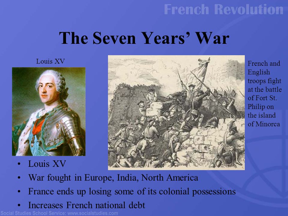 Warmup How did the Seven Years War cause the French Revolution? What do you  consider to be the most important symbol of the American Revolution? - ppt  download