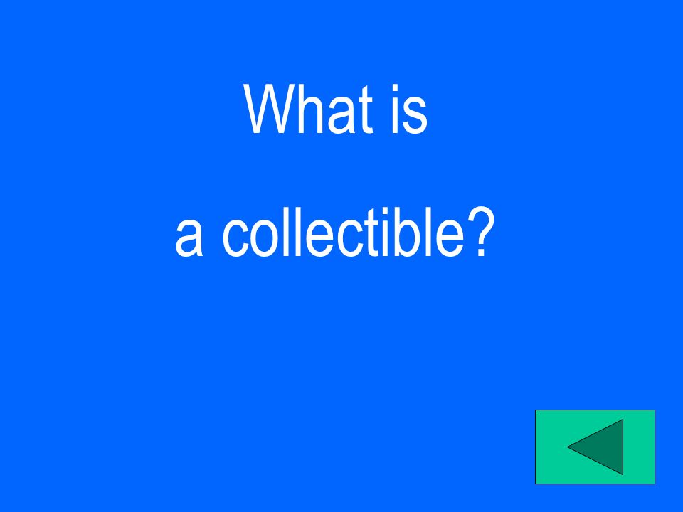 What is a collectible