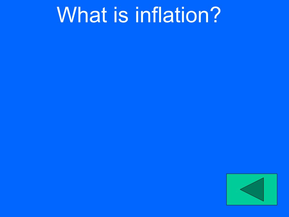 What is inflation
