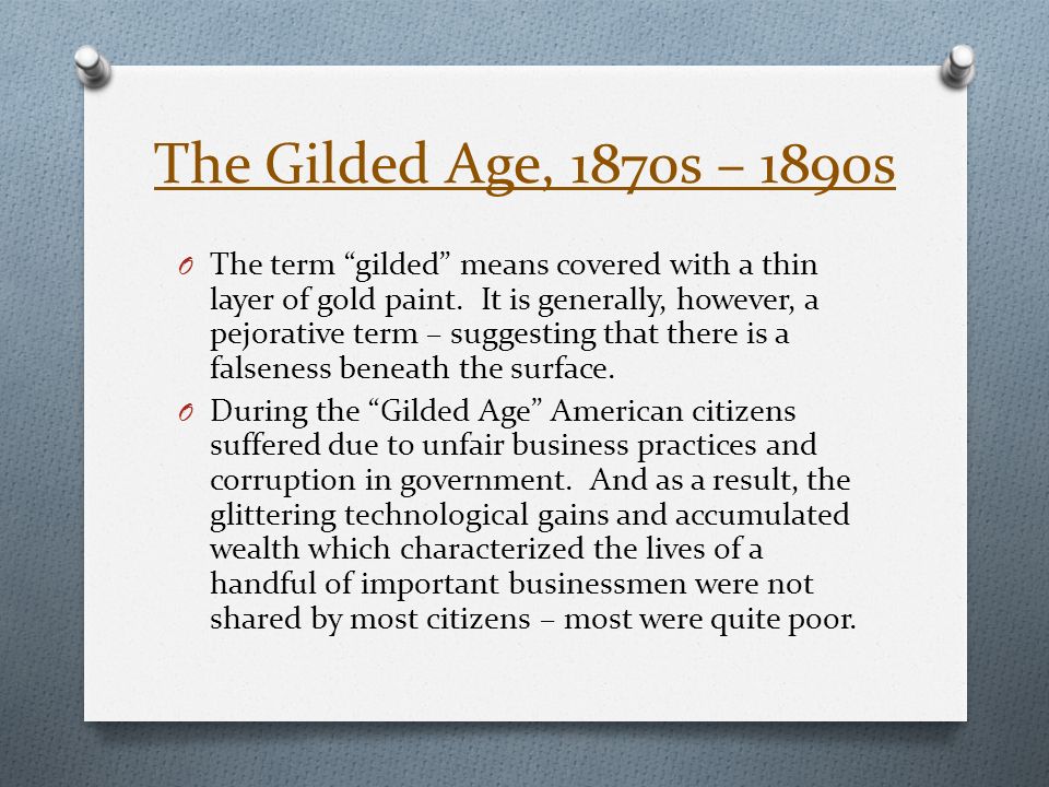 gilded age themes