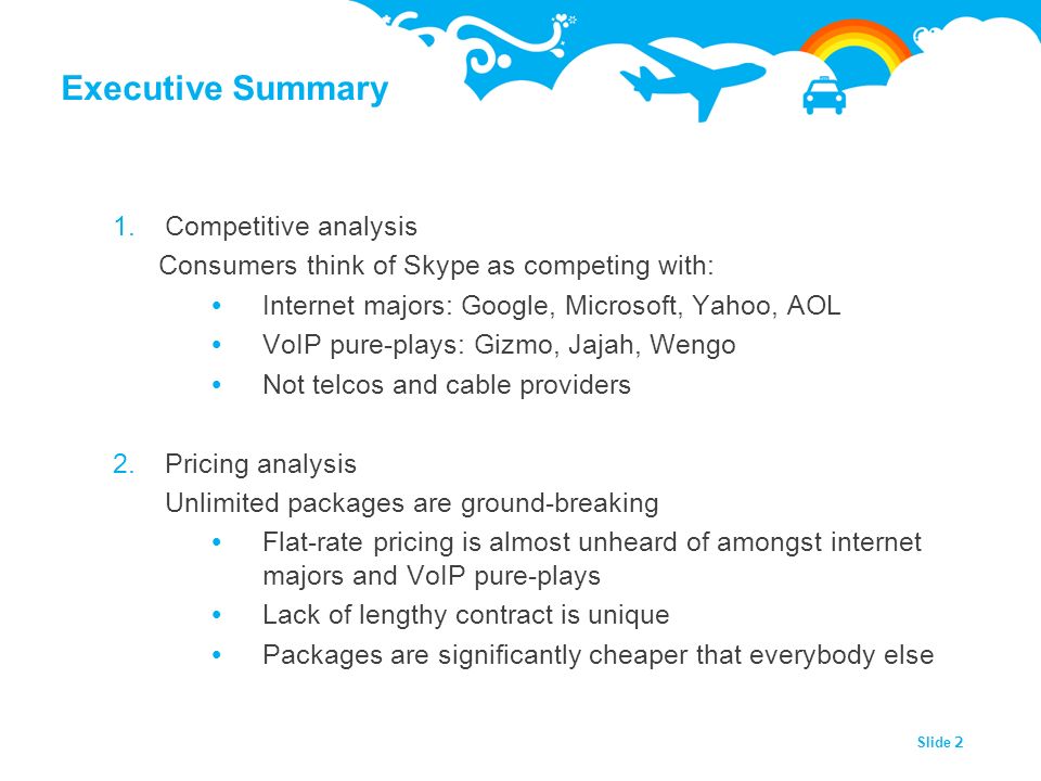 2008 by Skype. Commercially confidential. Competition and Pricing Analysis  For New Unlimited Packages 9 April ppt download