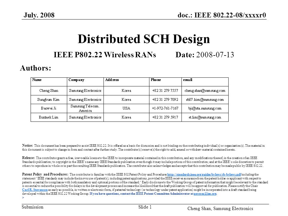 doc.: IEEE /xxxxr0 Submission July.