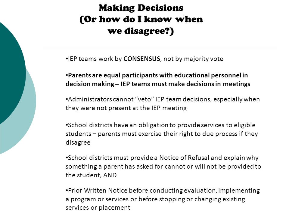 Parents As Equal Participants In Team >> Making Special Education Work Presented By Office Of The Education Parents As Equal Participants In Team >> Making Special Education Work Presented By Office Of The Education
