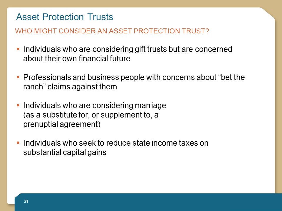 1 Creative Strategies With Irrevocable Trust Planning Asset - 