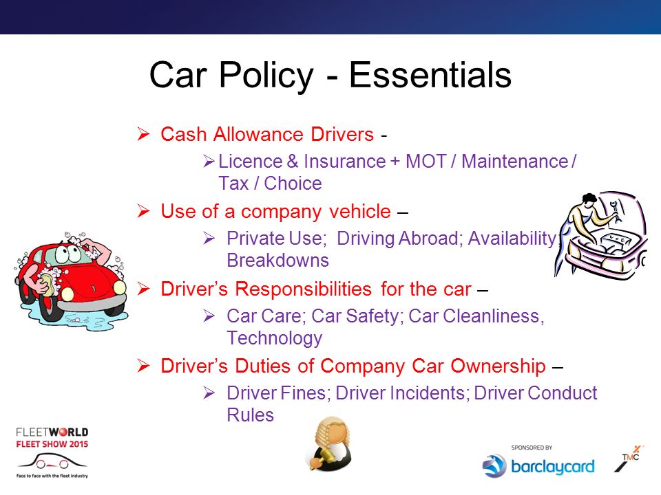 formulation and implementation of a car policy dennis dugen andrew company car policy
