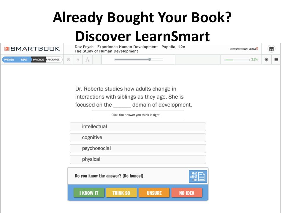 Already Bought Your Book Discover LearnSmart