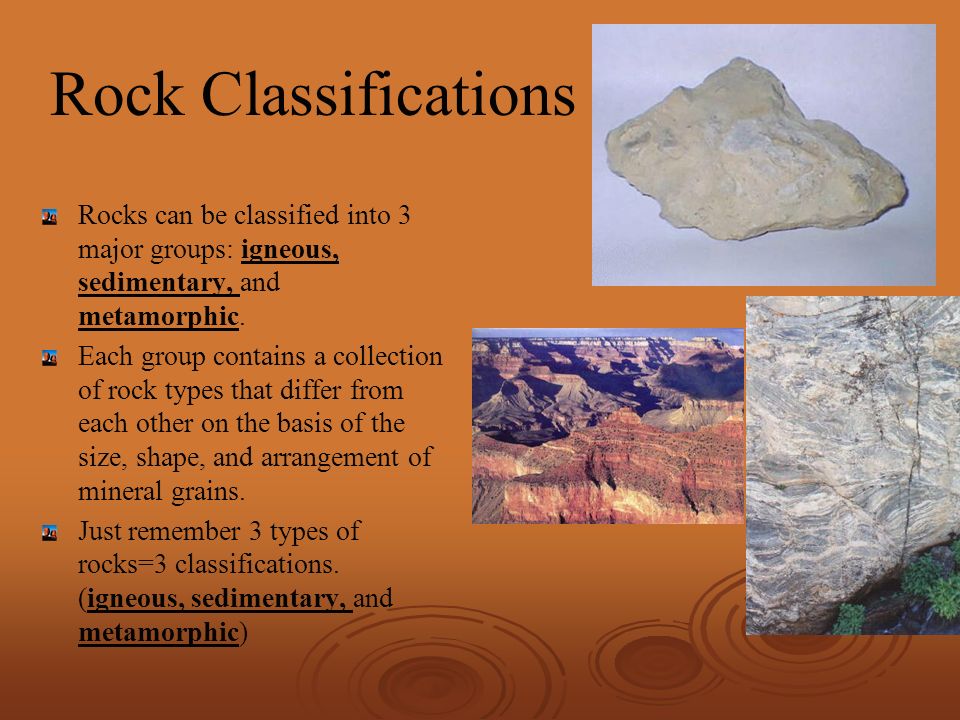 Section 3: Classifying Rocks
