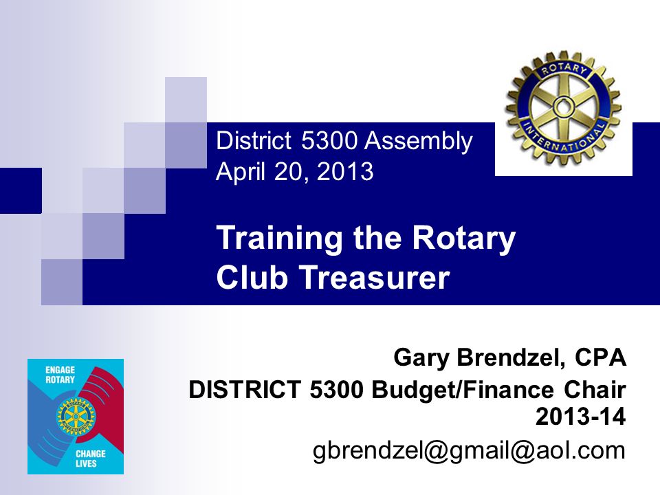 Gary Brendzel Cpa District 5300 Budget Finance Chair