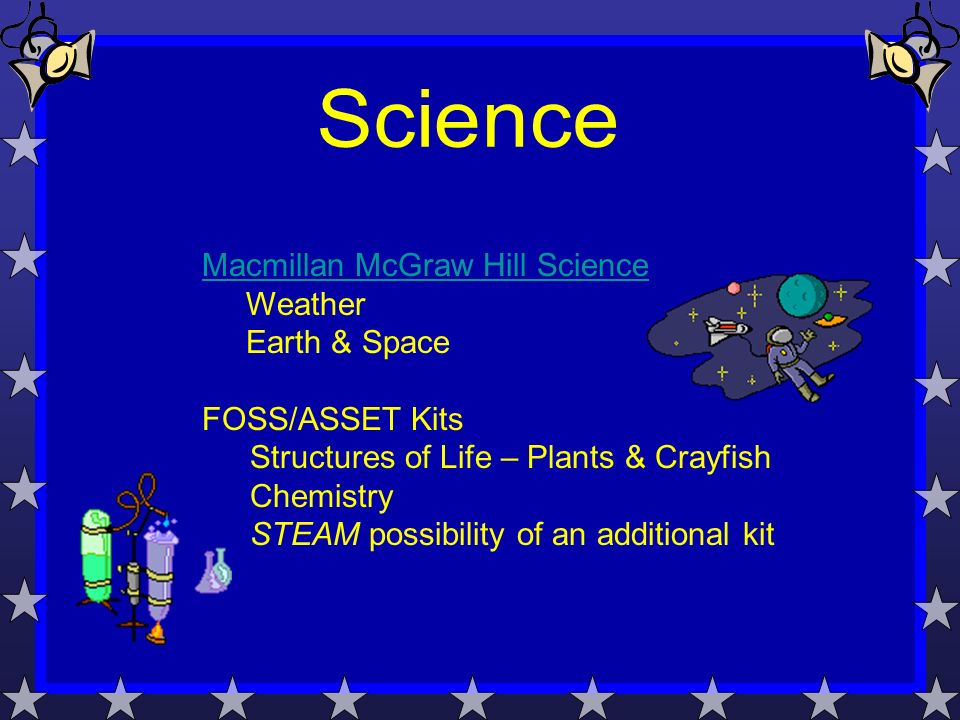 Macmillan McGraw Hill Science Weather Earth & Space FOSS/ASSET Kits Structures of Life – Plants & Crayfish Chemistry STEAM possibility of an additional kit