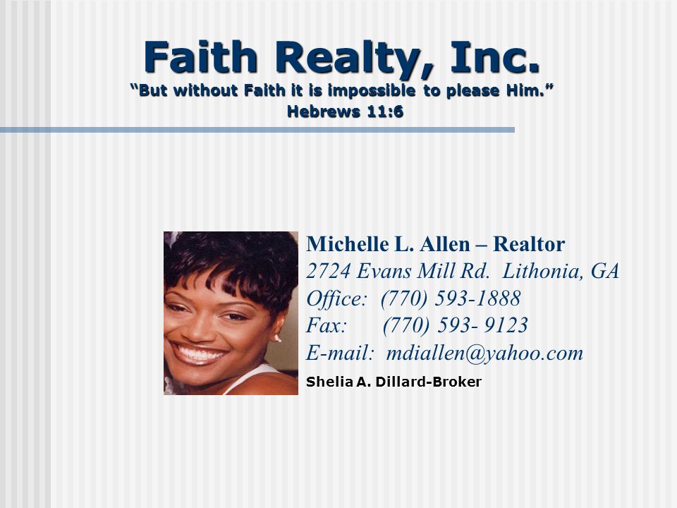 Faith Realty, Inc.