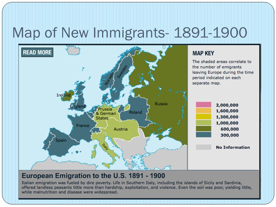 pix Old Immigrants Vs New Immigrants Map miss springborn team 6 immigration