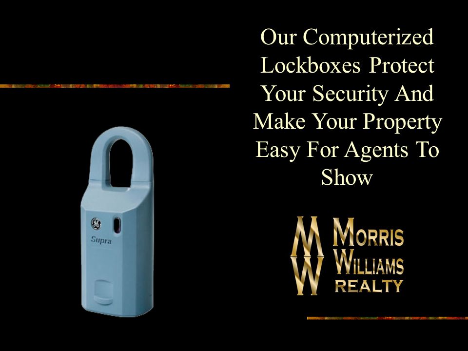 Our Computerized Lockboxes Protect Your Security And Make Your Property Easy For Agents To Show