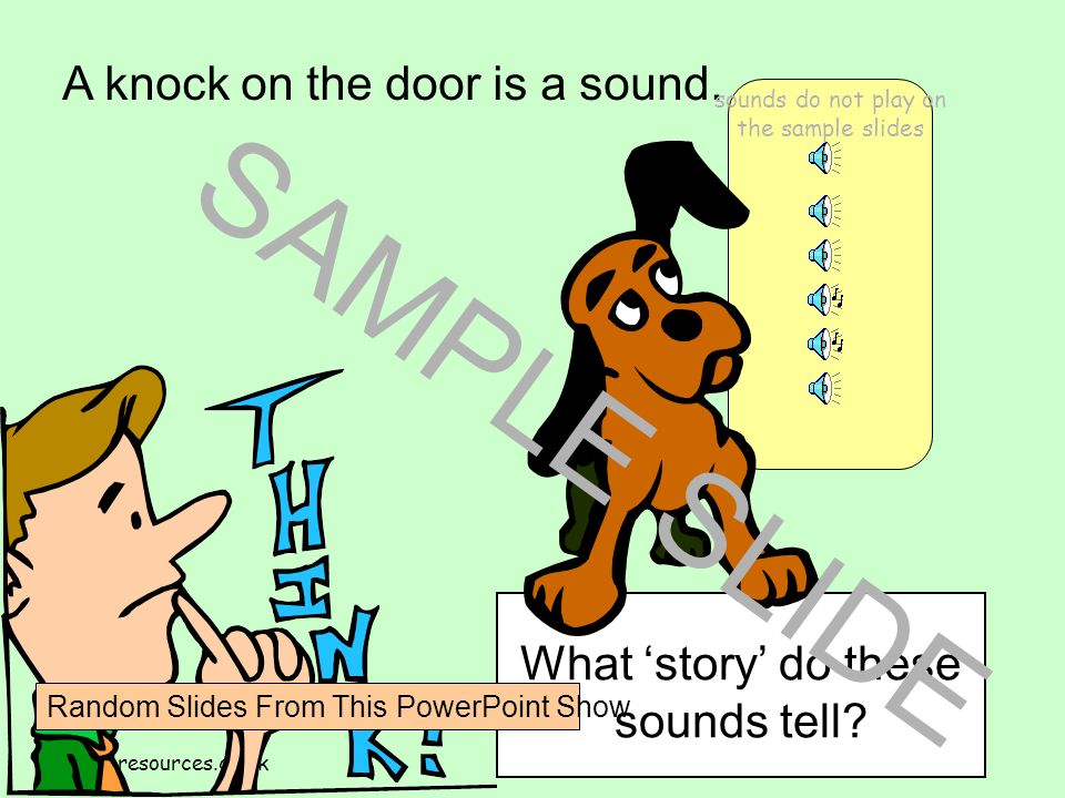 A Knock On The Door Is A Sound What Story Do These Sounds Tell