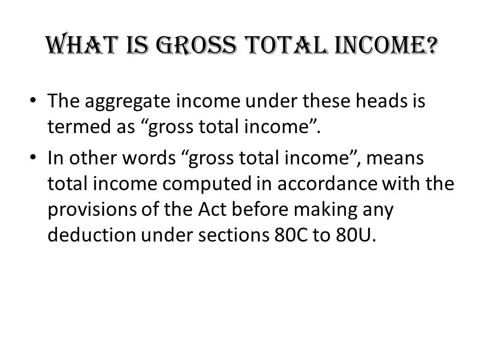 gross income definition