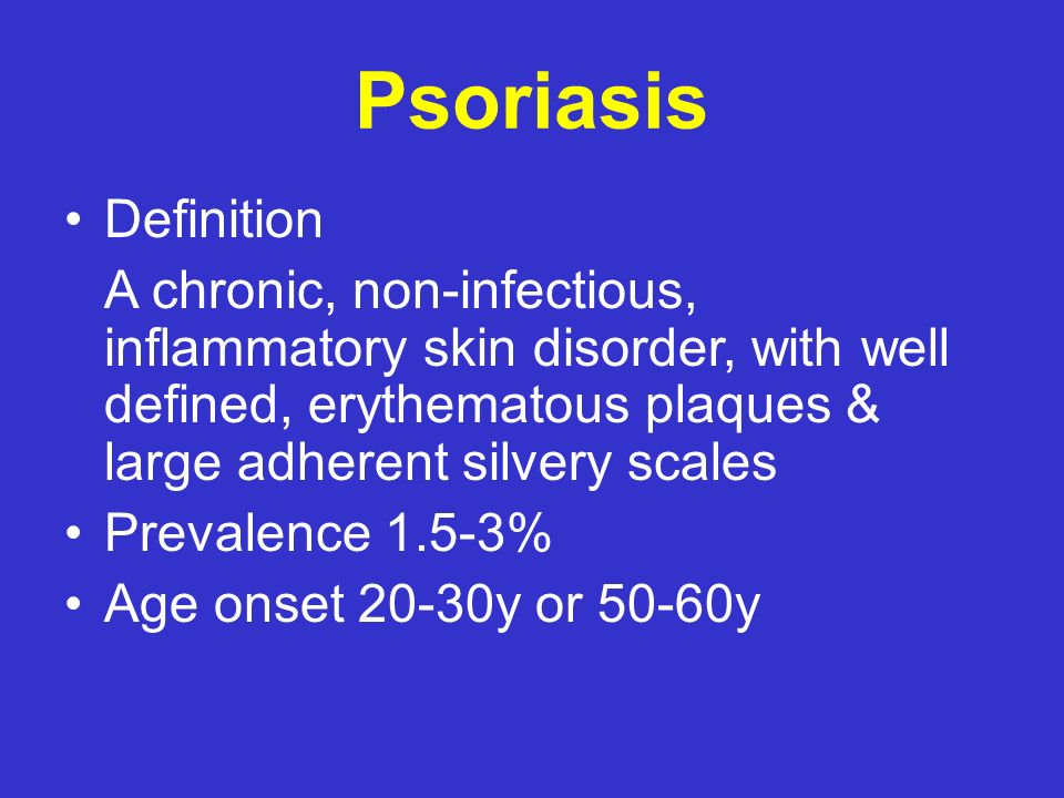 Psoriasis meaning