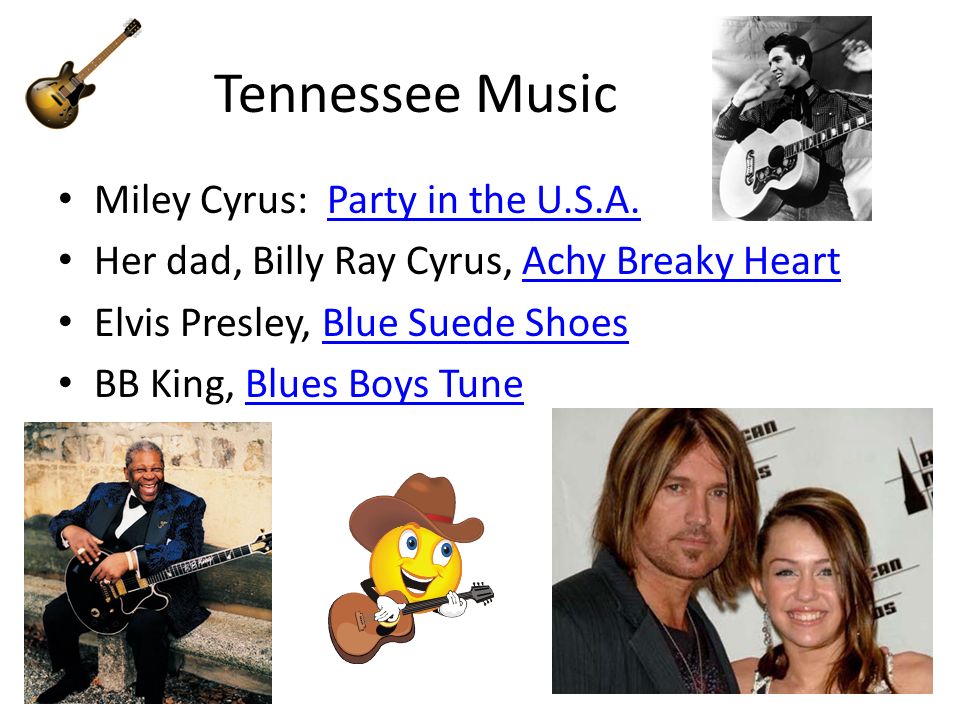 Tennessee Music Miley Cyrus: Party in the U.S.A.Party in the U.S.A.