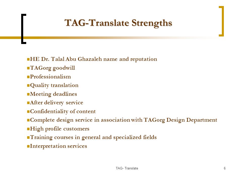 TAG-Translate Strengths HE Dr.