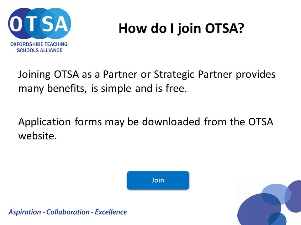 How do I join OTSA.