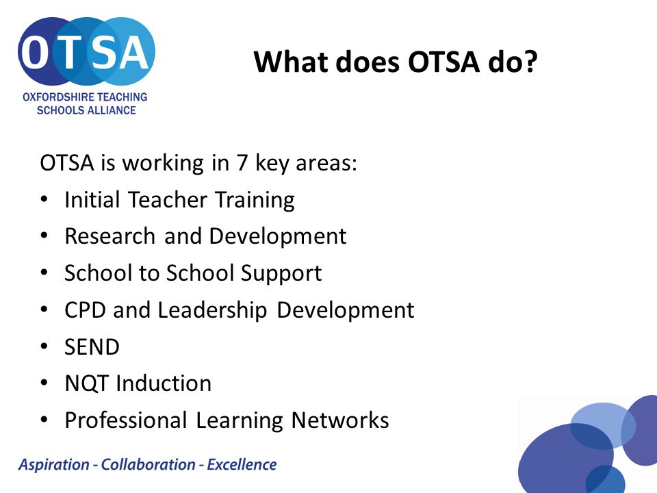 What does OTSA do.