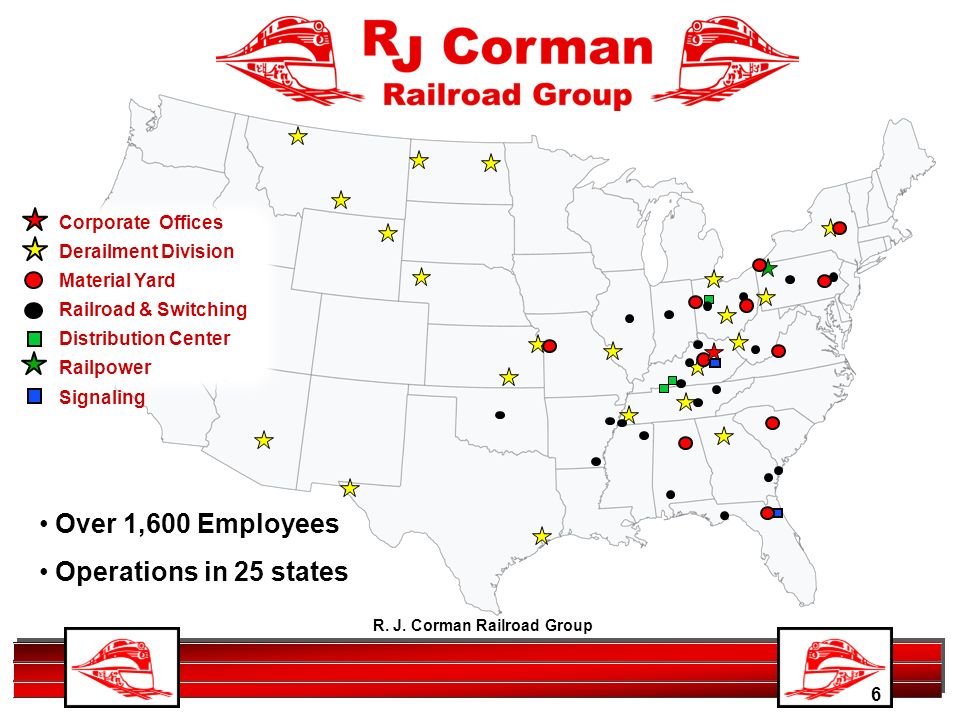 Rj Corman Railroad Map R. J. Corman Railroad Group 1 Greg Deakle Director – Port And Waterway  Intermodal Operations. - Ppt Download