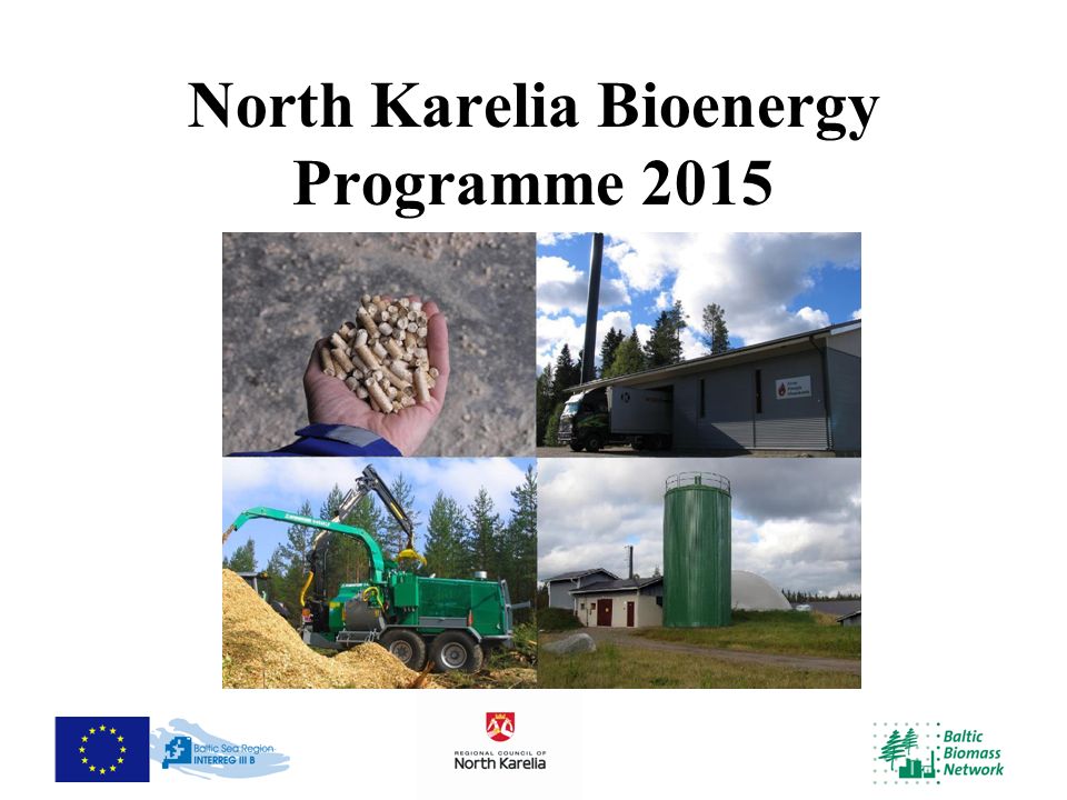 1 North Karelia Bioenergy Programme 2015