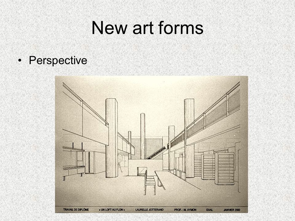 New art forms Perspective