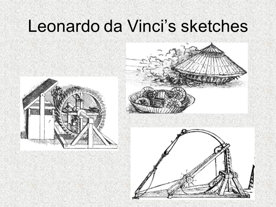 Leonardo da Vinci’s sketches