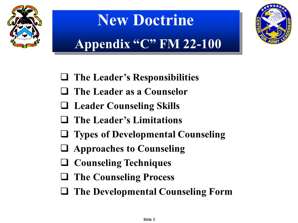 developmental counseling examples