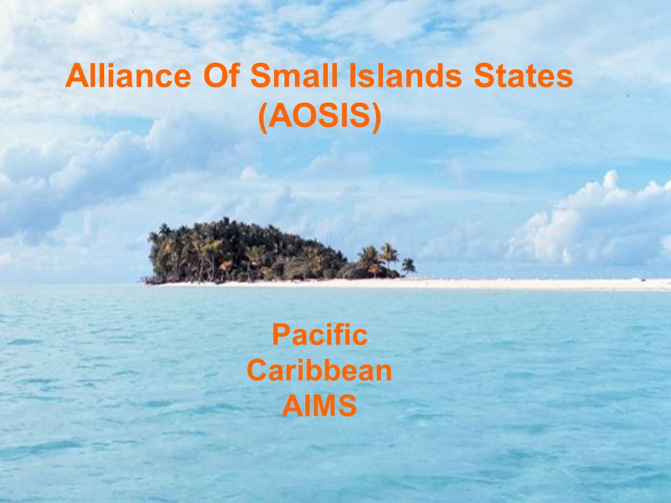 Alliance Of Small Islands States (AOSIS) Pacific Caribbean AIMS