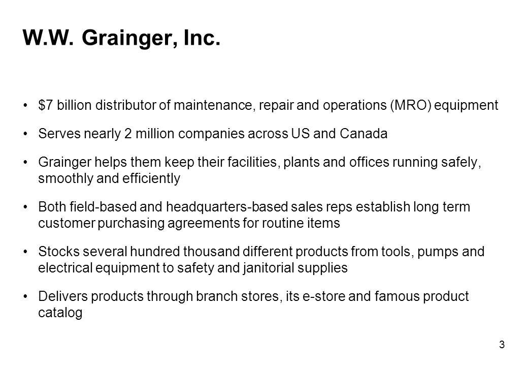 W.W. Grainger, Inc.