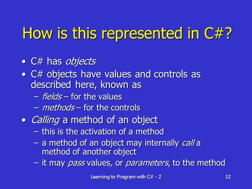 Learning to Program with C# - 21 Unit 2 Explore a problem in ...