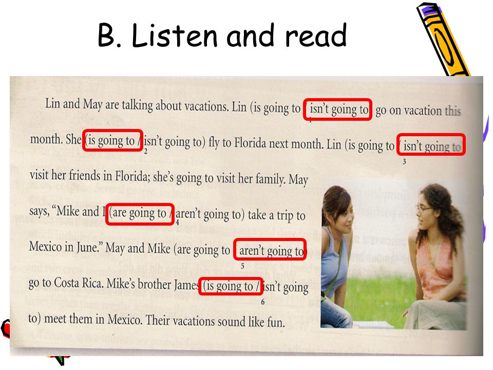 B. Listen and read