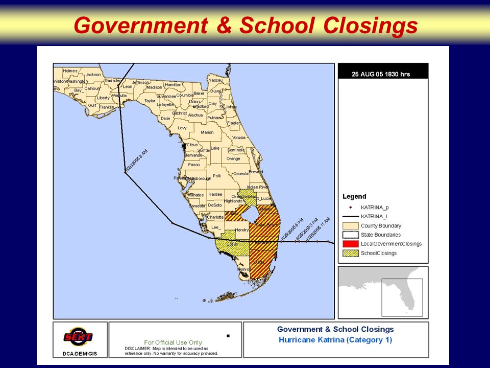 Government & School Closings