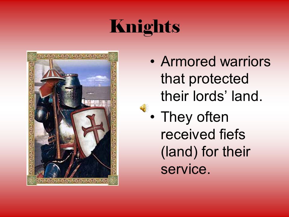 Nobles/Lords Swore loyalty to the king.