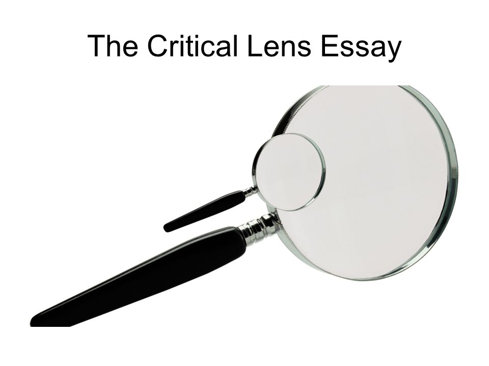 The Critical Lens Essay