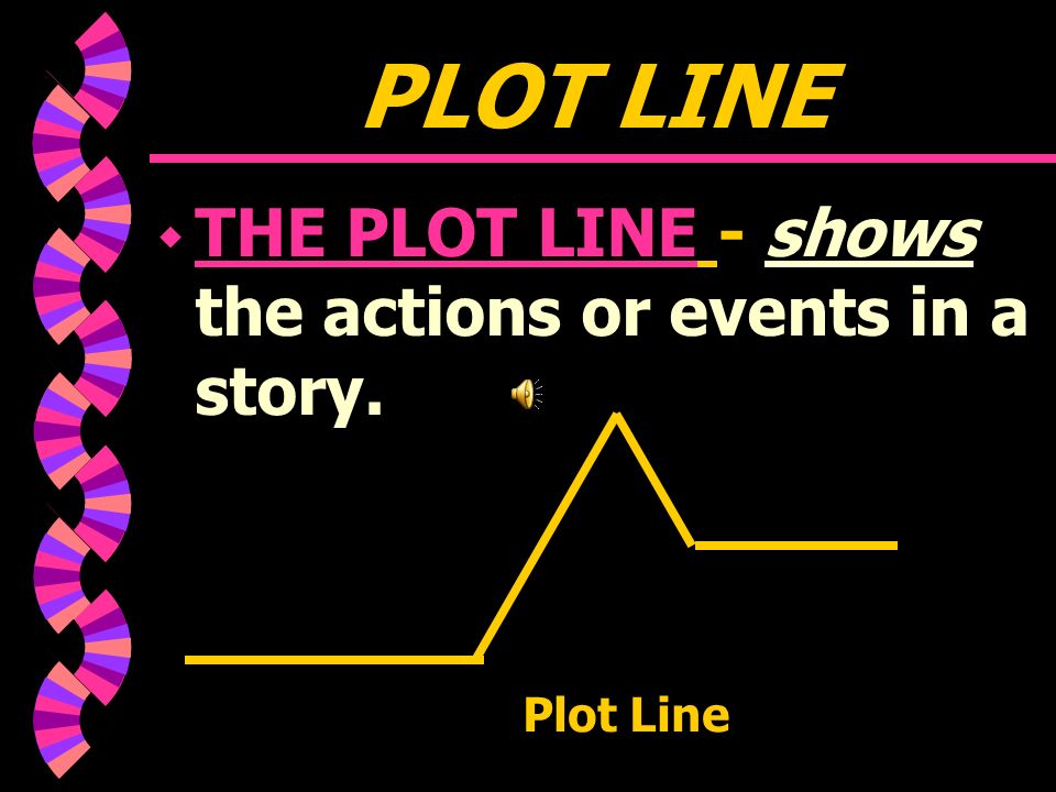 PLOT w PLOT: THE SEQUENCE OF EVENTS OR ACTIONS IN A STORY, NOVEL, OR NARRATIVE POEM.
