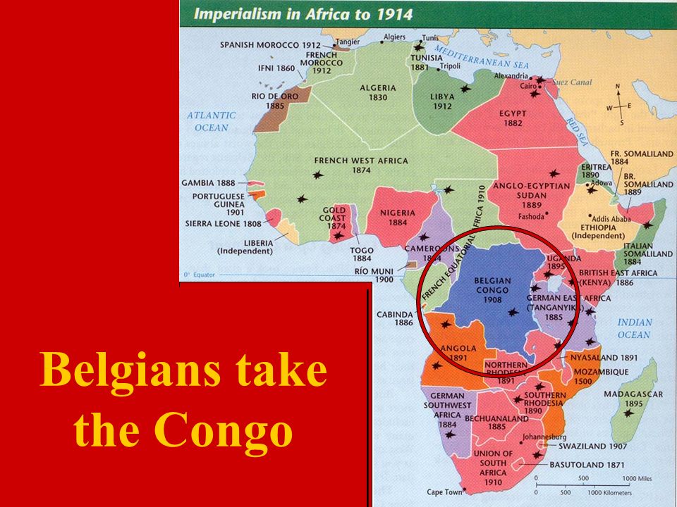 Belgians take the Congo