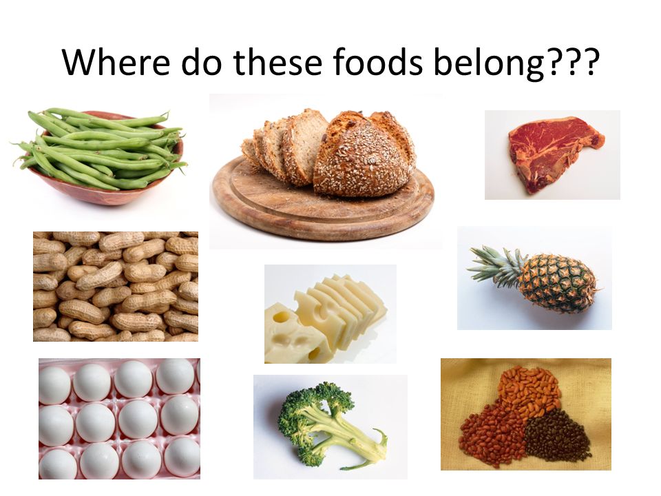 Where do these foods belong