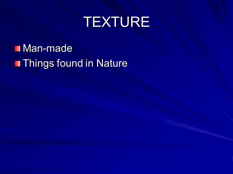 TEXTURE Man-made Things found in Nature