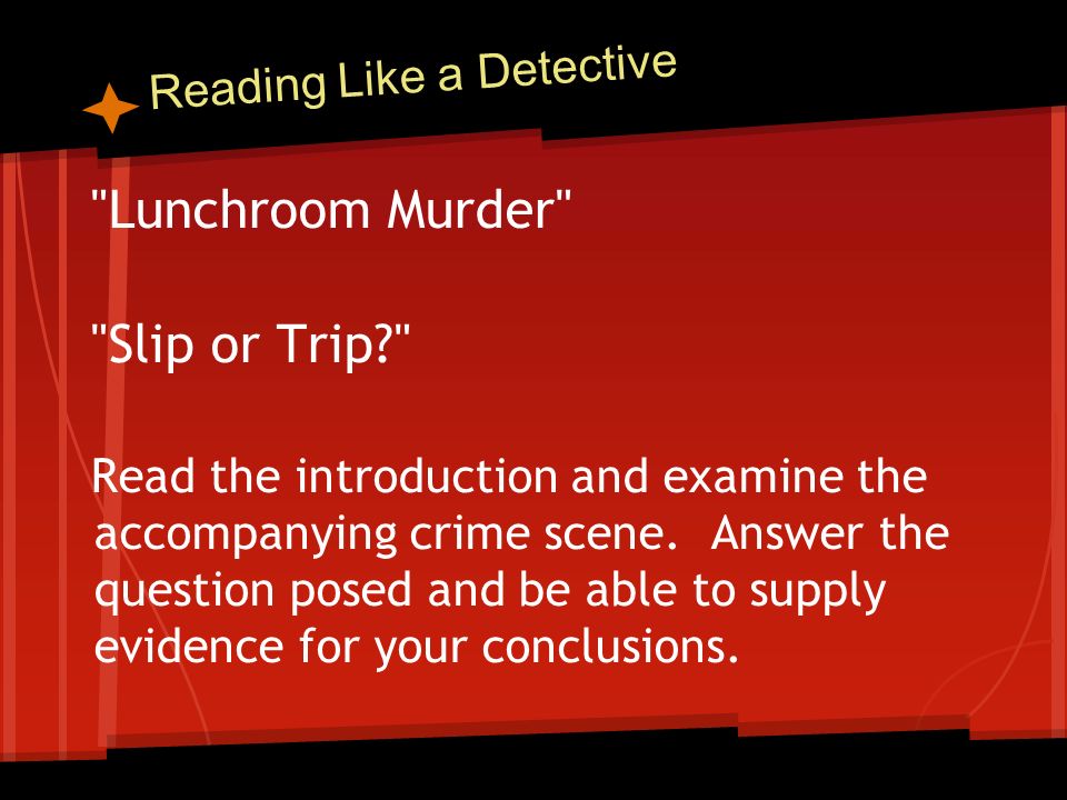 the lunchroom murders answers key