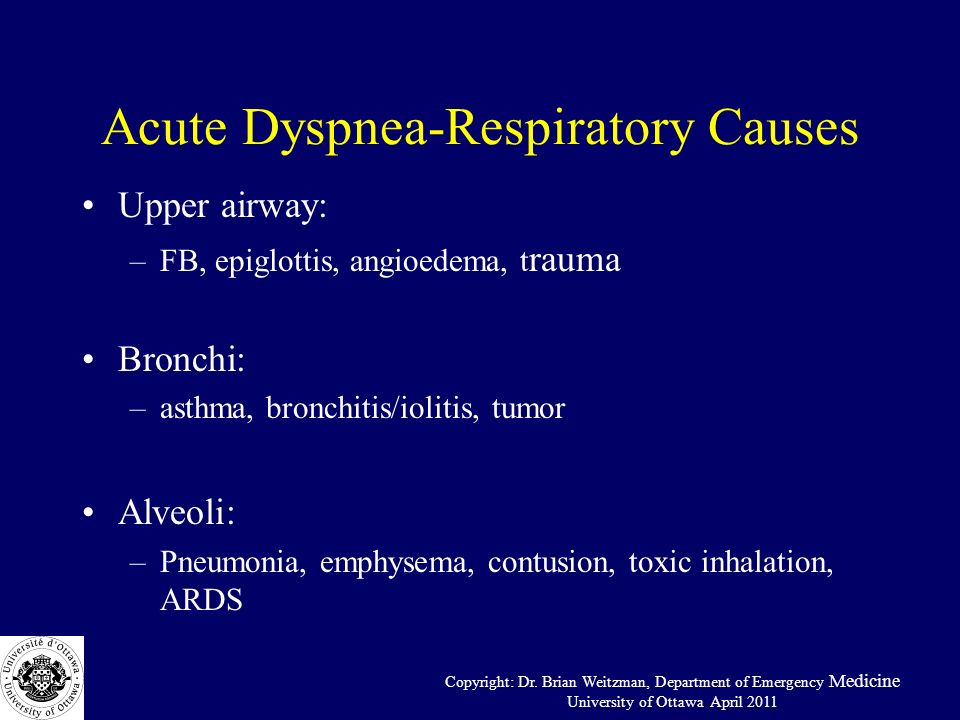 Copyright: Dr. Brian Weitzman, Department of Emergency Medicine ...