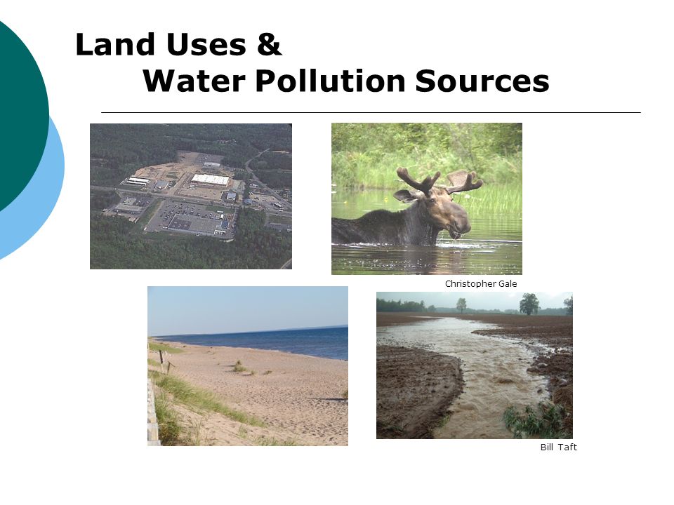 Land Uses & Water Pollution Sources Christopher Gale Bill Taft