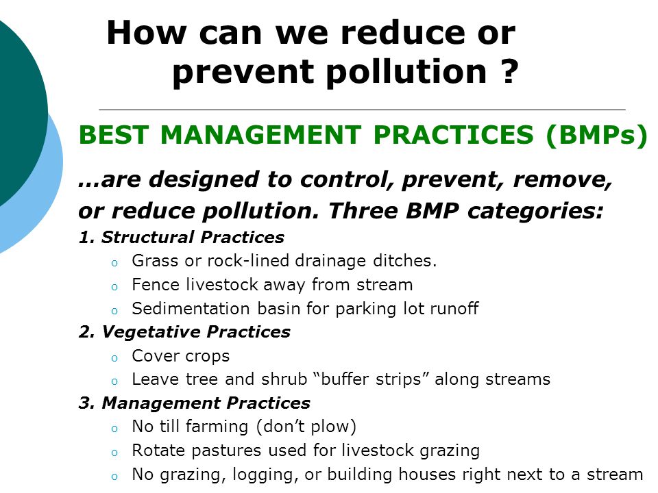 How can we reduce or prevent pollution .