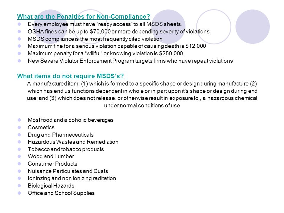 safety meeting msds sheets edm services inc august 31 ppt download