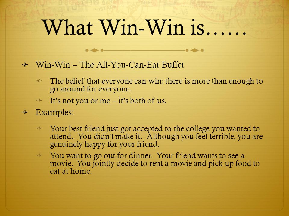 Habit 4 Think Win-Win Freshmen Advisory May, 2015 *** Material is created  from 7 Habits of Highly Effective Teens. - ppt download