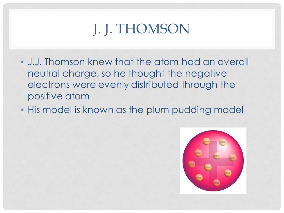 J. J. THOMSON J.J.