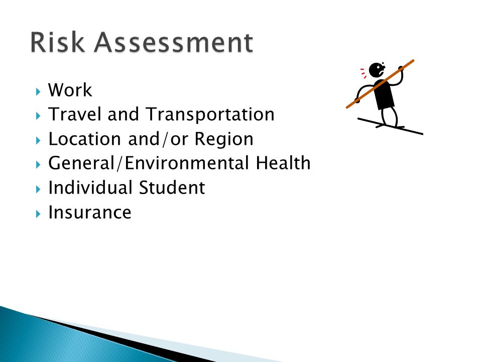  Work  Travel and Transportation  Location and/or Region  General/Environmental Health  Individual Student  Insurance