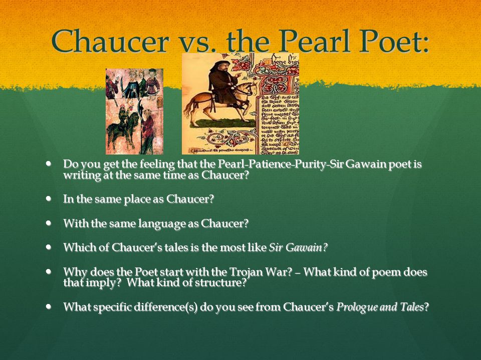 Chaucer vs.