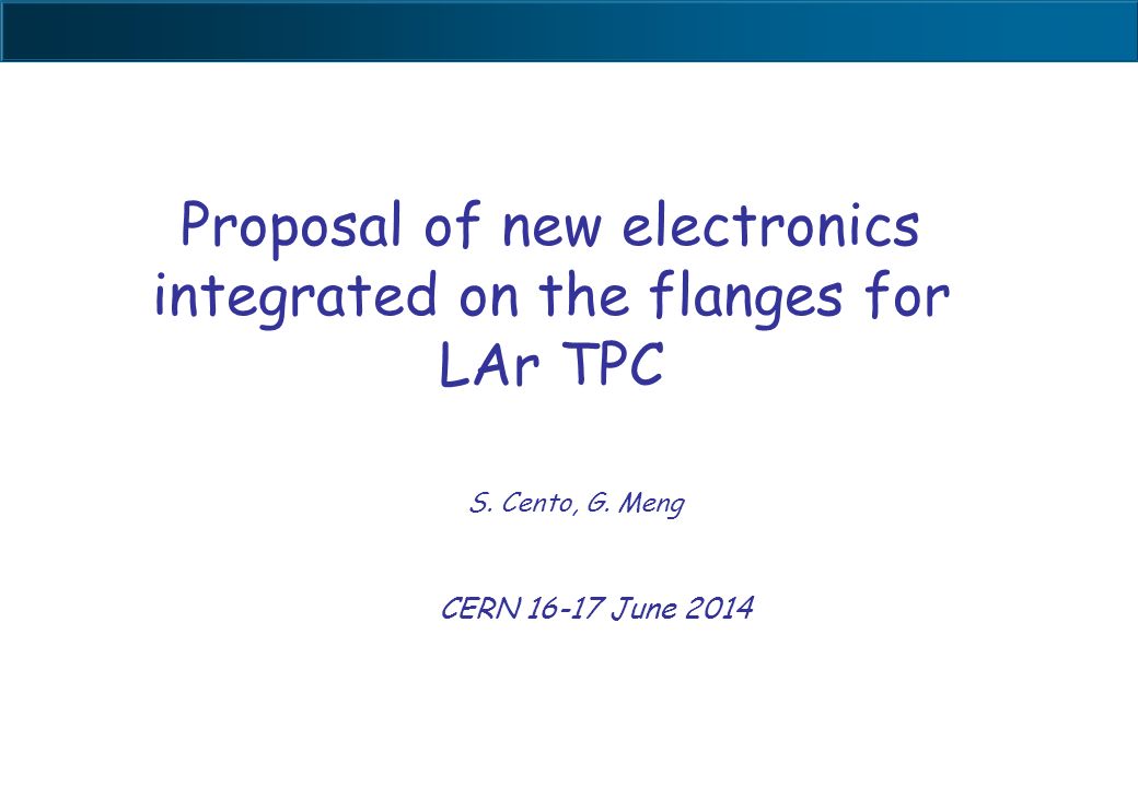 Proposal of new electronics integrated on the flanges for LAr TPC S.