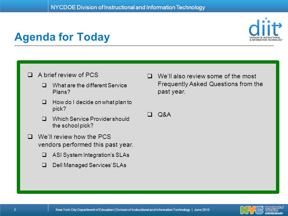 Nycdoe Division Of Instructional And Information Technology